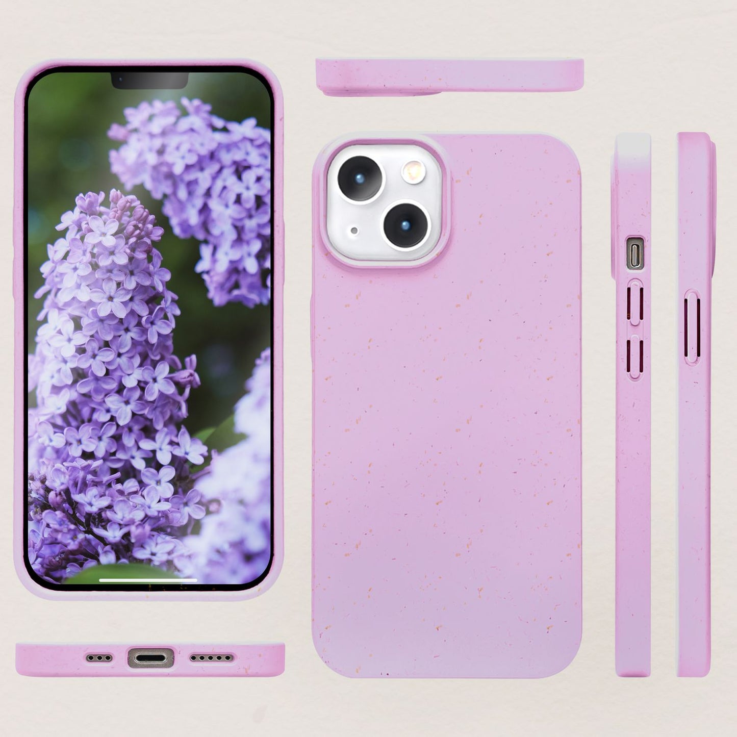 Bio Hülle mit MagSafe für iPhone 14 Plus, Nachhaltig Öko Case Umweltfreundlich