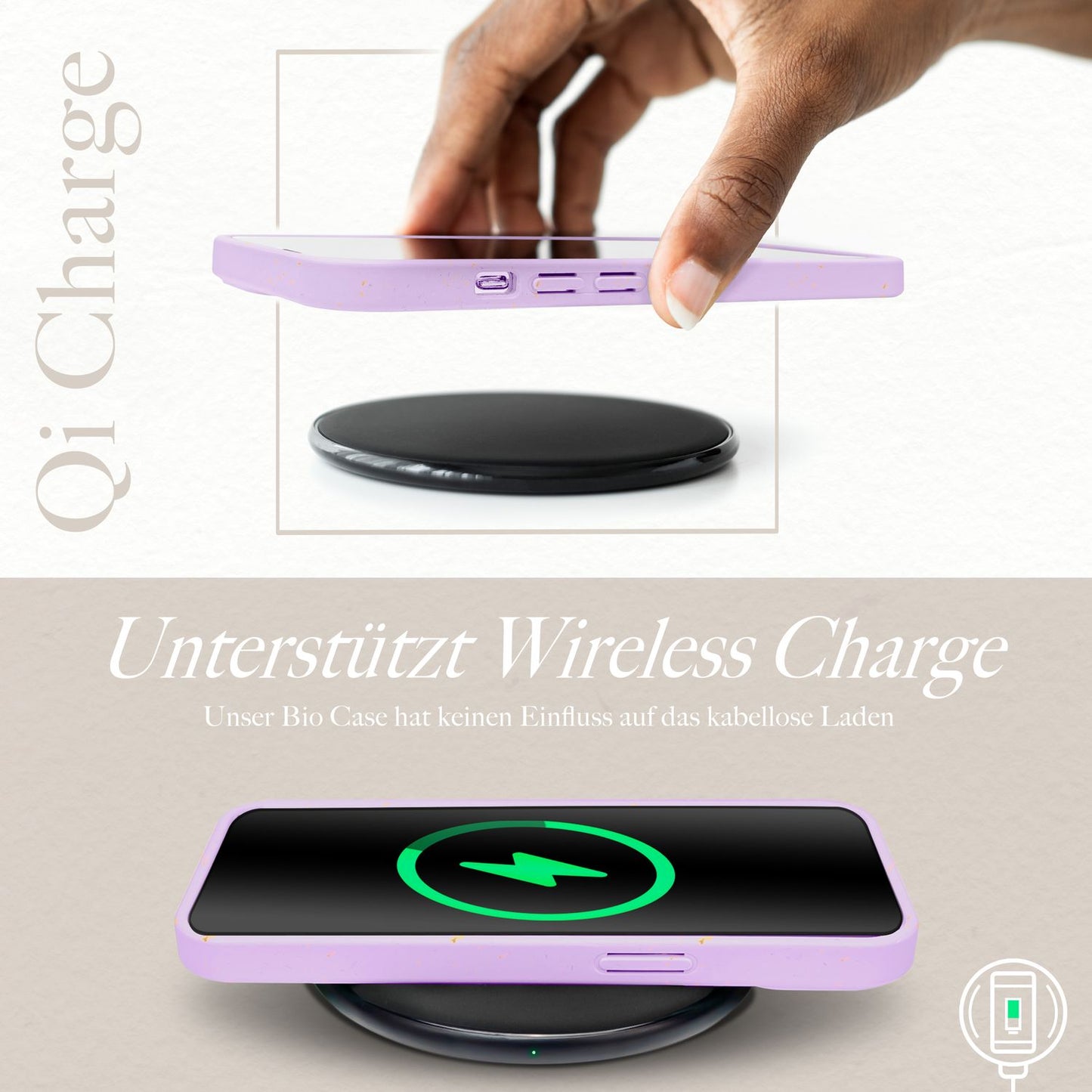 Lífrænt hulstur fyrir iPhone 14, sjálfbært vistvænt hulstur, umhverfisvænt, náttúrulegt vistvænt hulstur