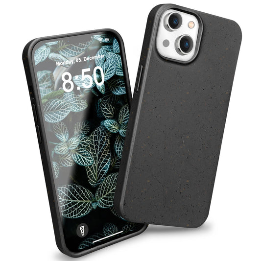 Bio case for iPhone 14 Plus, sustainable eco-case, environmentally friendly natural cover