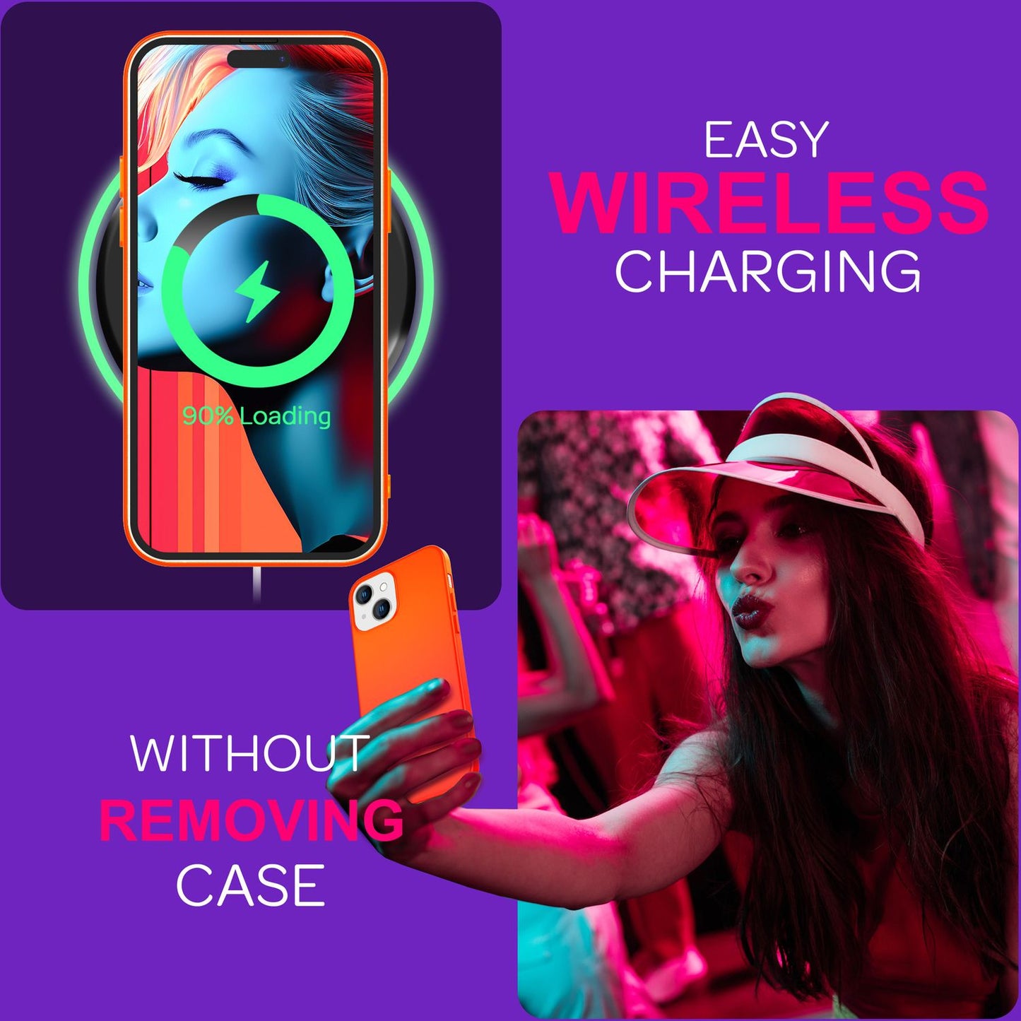 Neon hulstur fyrir iPhone 15 Plus, sílikon hlífðarhulstur, litríkt þunnt hulstur, mjúkt símahulstur