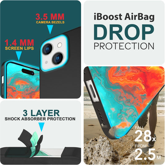 Þunnt 0,5 mm hulstur fyrir iPhone 15, hart hulstur, matt, ultra-þunnt símahulstur, verndarhulstur