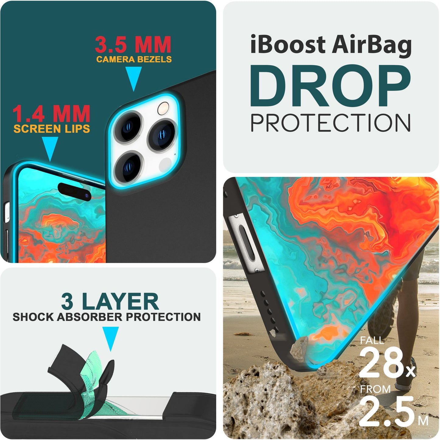 Thin 0.5mm case for iPhone 15 Pro, hard case, ultra slim phone case, protective cover