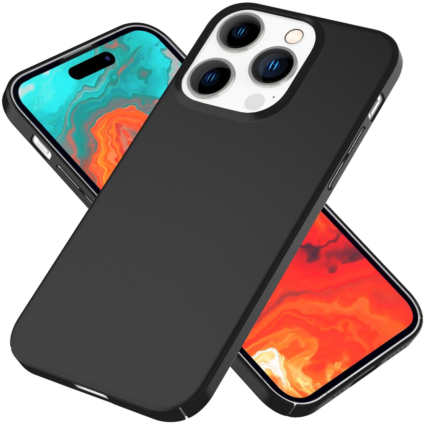 Thin 0.5mm case for iPhone 15 Pro Max, hard case, ultra-slim protective phone case