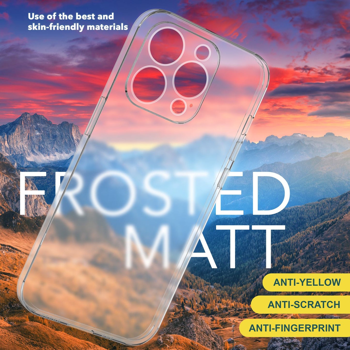 Ultra Thin 0.3mm Case for iPhone 15 Pro Max Matte Slim Case Protective Phone Case