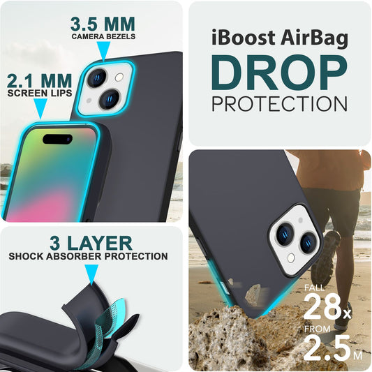 MagSafe hulstur fyrir iPhone 15 síma með fljótandi sílikoni, segulmagnað verndarhulstur