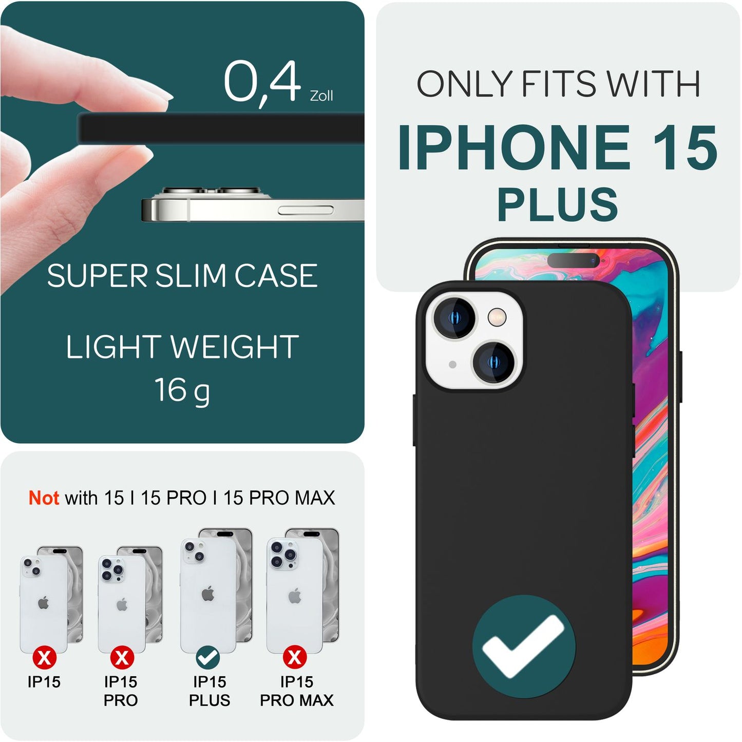 MagSafe hulstur fyrir iPhone 15 Plus fljótandi sílikon símahulstur segulmagnað hulstur