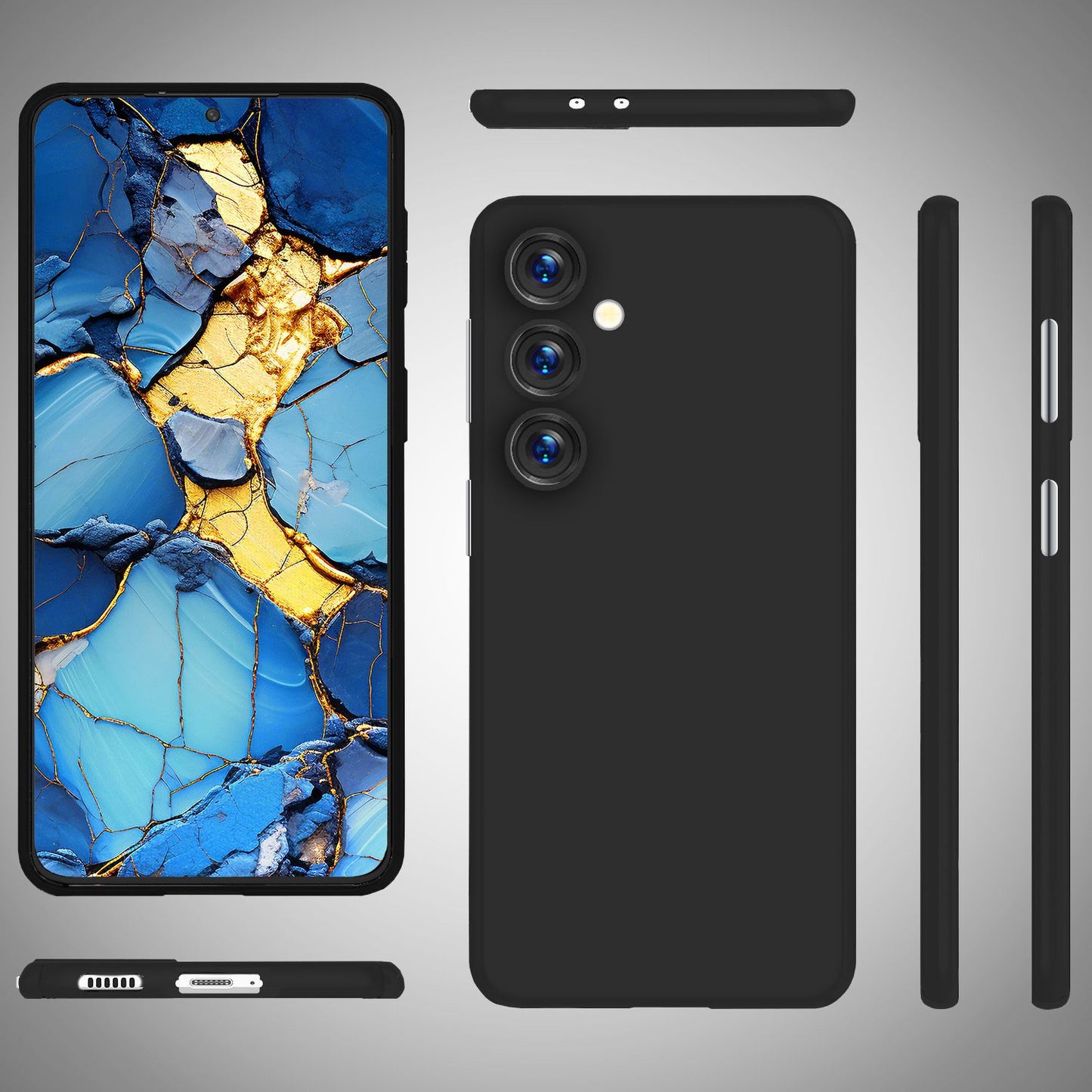 NALIA Extremely Thin Hard Case for Samsung Galaxy S24, 0.3mm Ultra Slim Protective Case