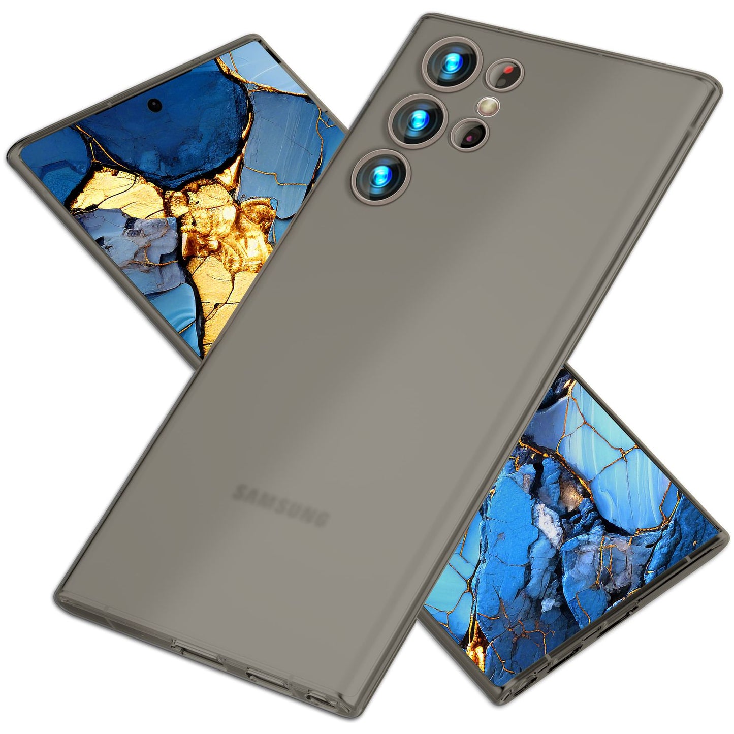 NALIA Extrem Dünnes Hardcase für Samsung Galaxy S24 Ultra Hülle, 0,3mm Ultra Schlanke Schutzhülle Slim