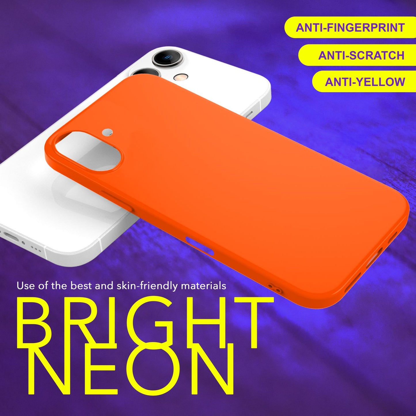 NALIA Bunte Neon Silikonhülle für iPhone 16 Plus, Hülle mit Intensiver Farbe, Rutschfeste Handyhülle, Soft Cover