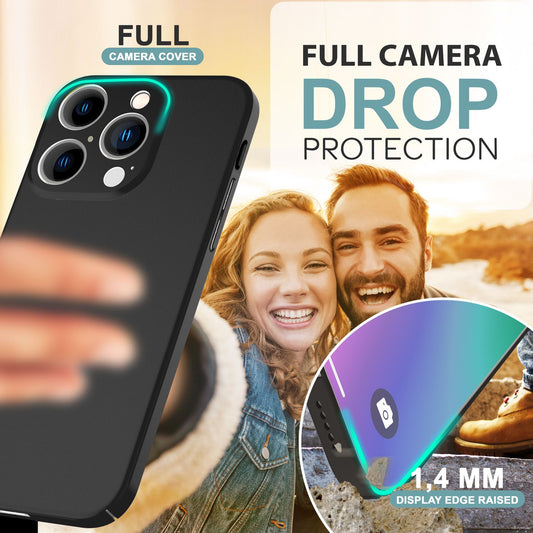 NALIA Ultra Dünne Harte Hülle für iPhone 16 Pro, Leichte Schlanke 0,5mm Handyhülle, Rutschfeste Schutzhülle