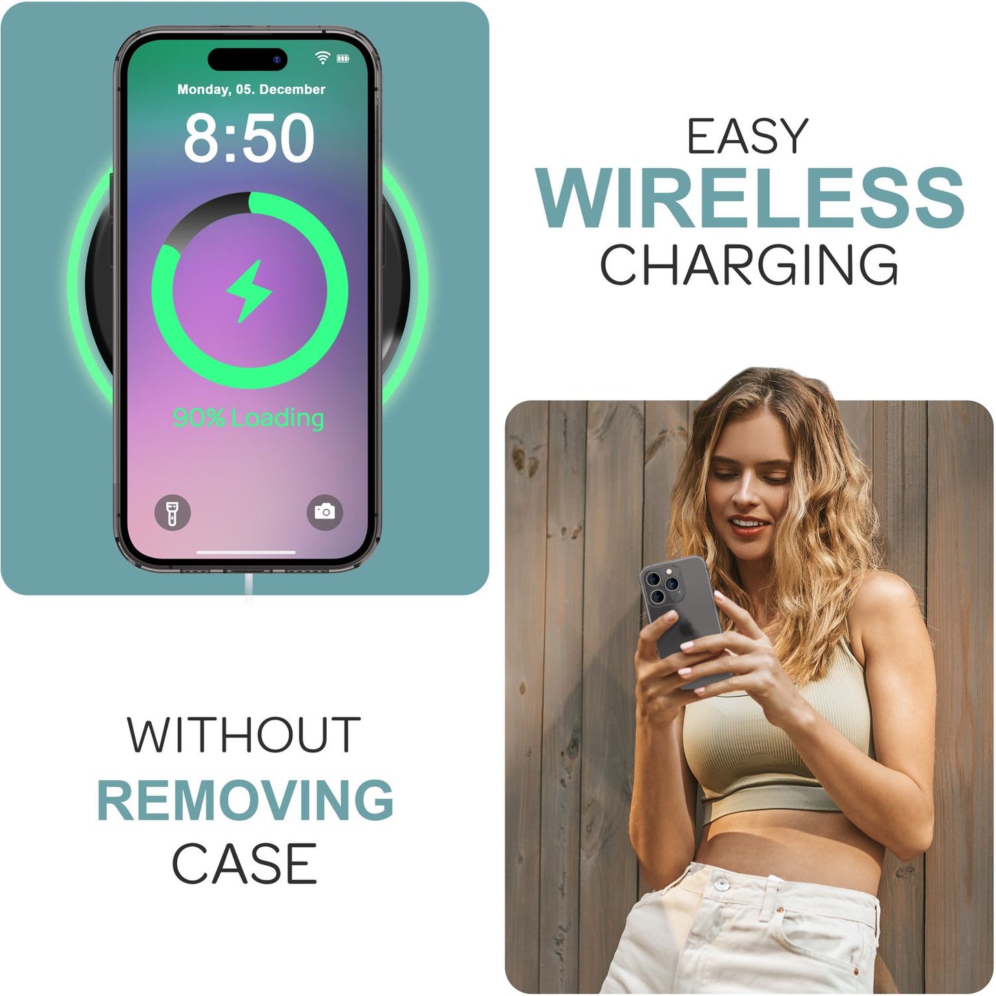 NALIA afar þunnt verndarhulstur fyrir iPhone 16 Pro, 0,3 mm þunnt, ultra-þunnt hulstur, hálfgagnsætt símahulstur