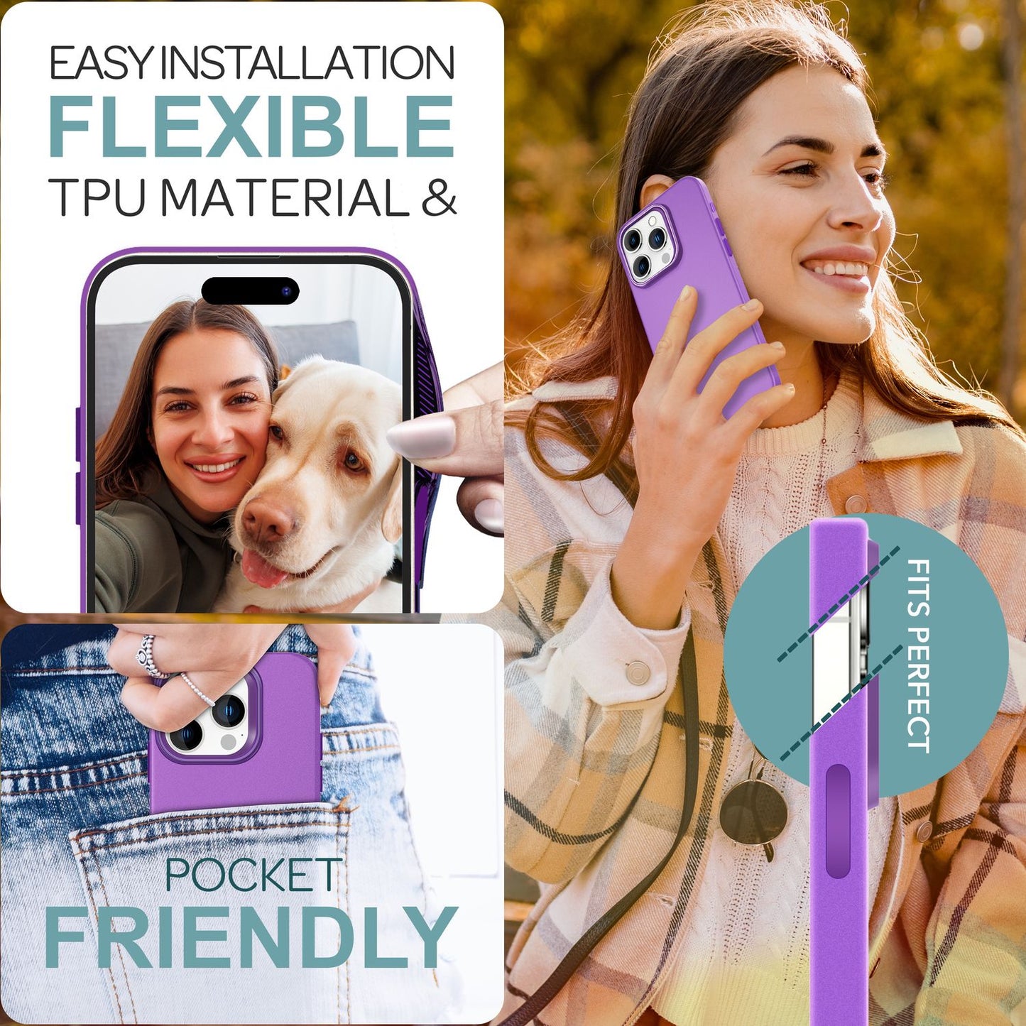 NALIA Fein Mattierte Silikonhülle für iPhone 16 Pro, Rutschfeste Handyhülle, Stoßfeste Fallschutz Hülle