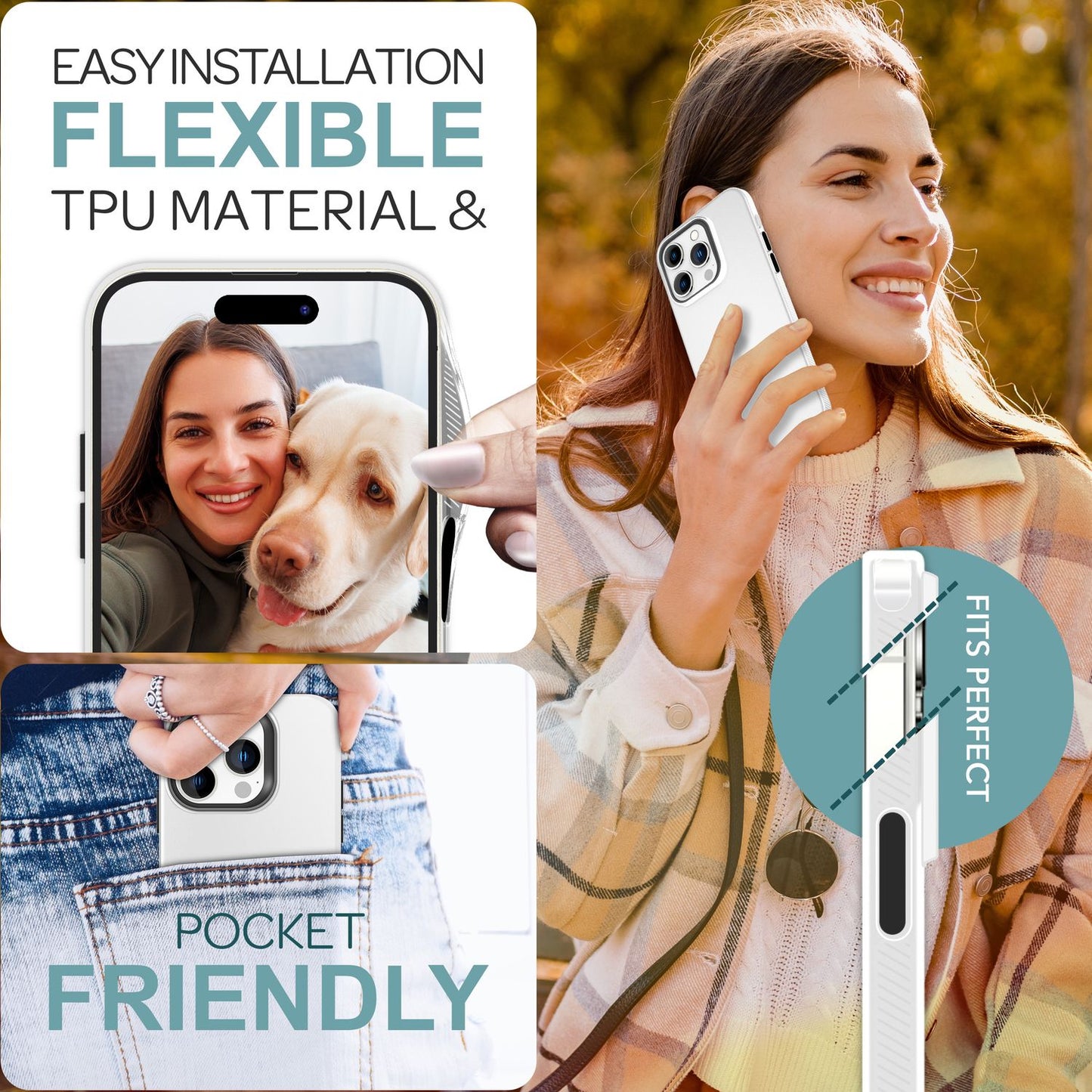 NALIA Fein Mattierte Silikonhülle für iPhone 16 Pro, Rutschfeste Handyhülle, Stoßfeste Fallschutz Hülle