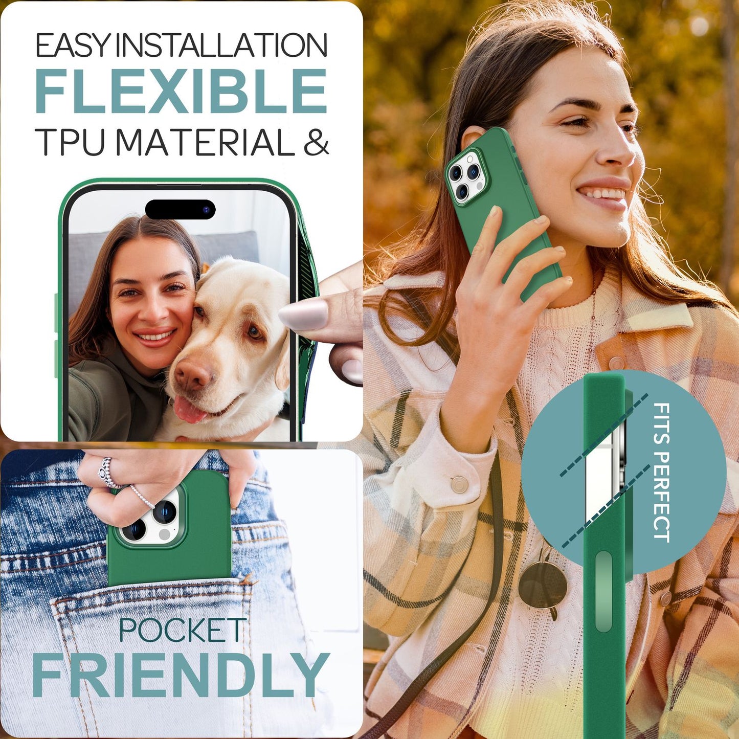 NALIA Fine Matte Silicone Case for iPhone 16 Pro Max, Non-Slip Phone Case, Shockproof Protective Case