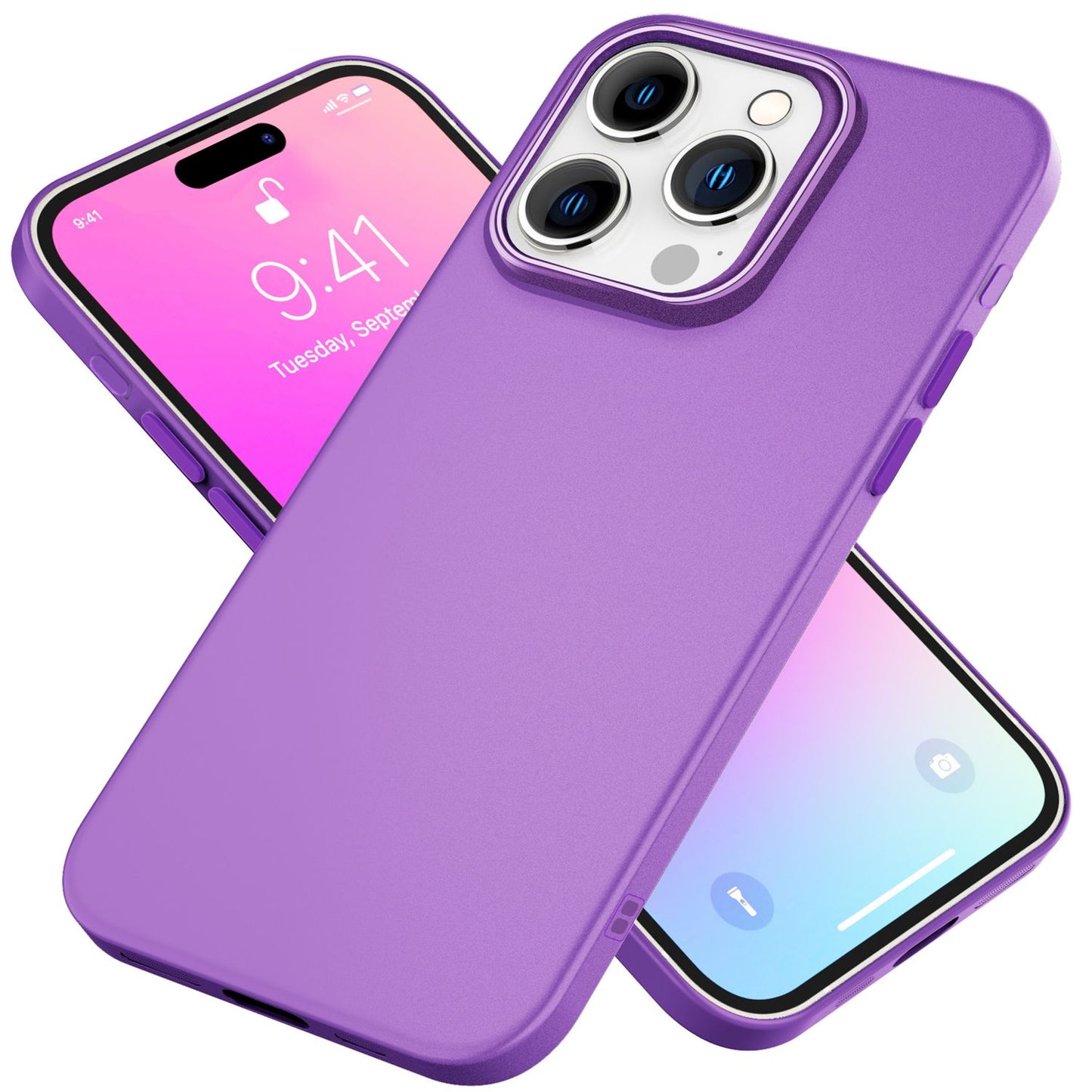 NALIA Fine Matte Silicone Case for iPhone 16 Pro Max, Non-Slip Phone Case, Shockproof Protective Case