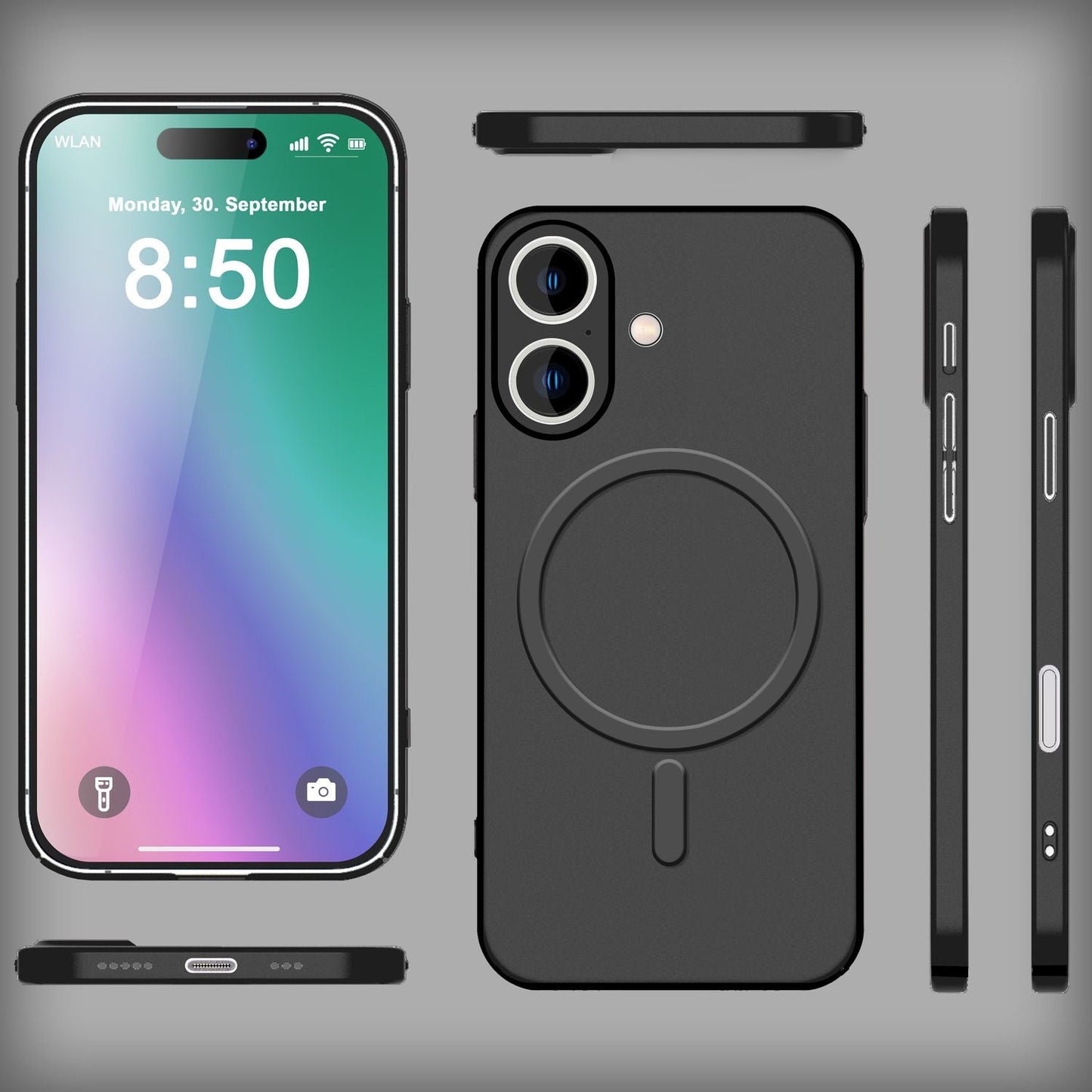 NALIA Ultra Thin MagSafe Case for iPhone 16 Plus, 0.3mm Ultra Slim Protective Case, Slim Phone Case