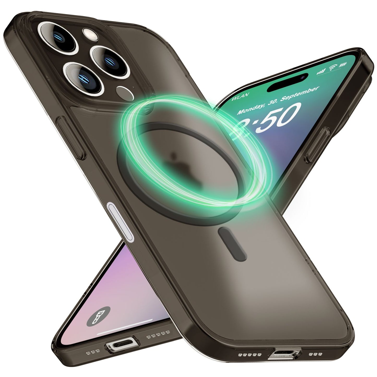 NALIA Extrem Dünne MagSafe Hülle für iPhone 16 Pro, 0,3mm Ultra Schlanke Schutzhülle, Handyhülle Slim