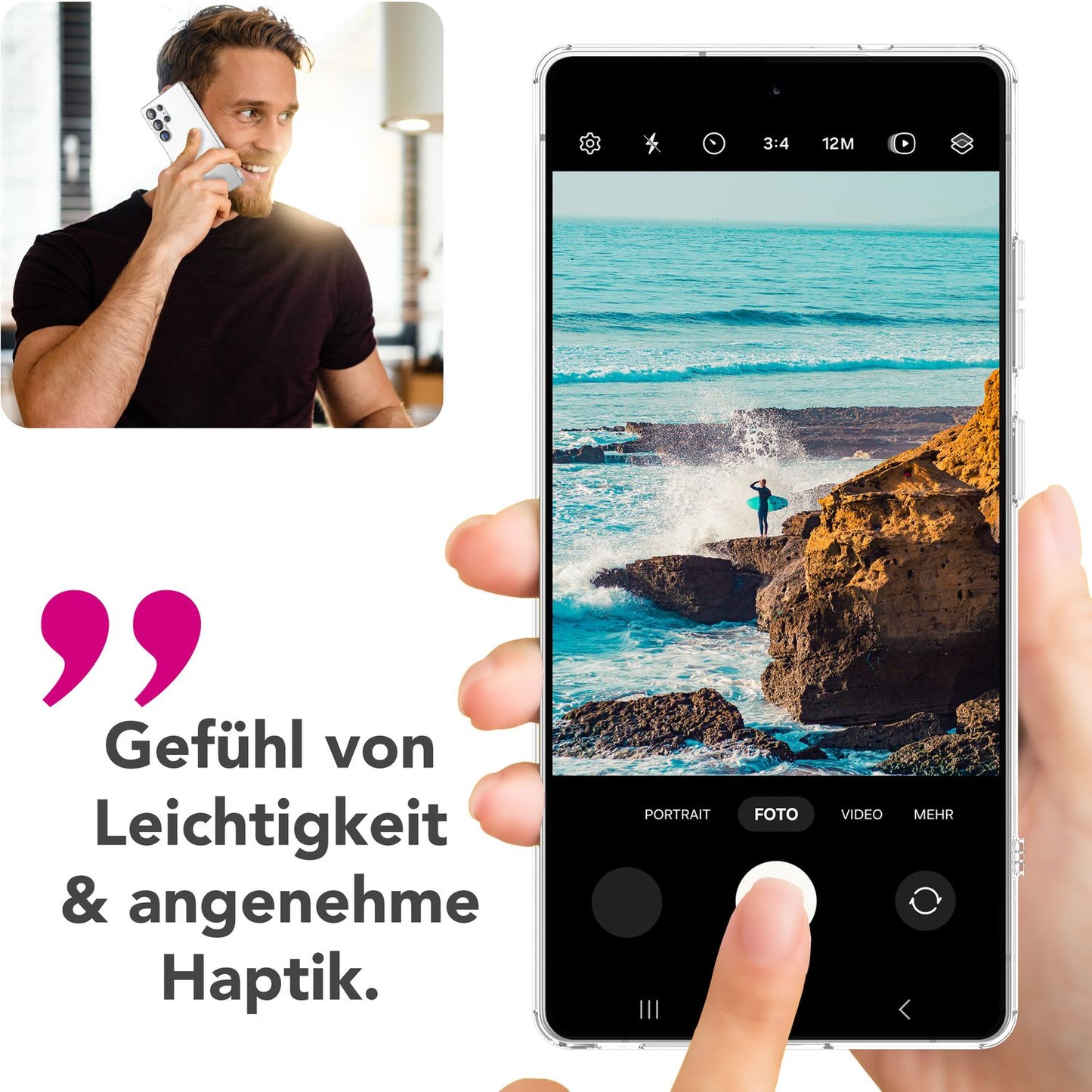 NALIA AirFlex hulstur fyrir Samsung Galaxy S25 Ultra, gegnsætt og endingargott sílikonhulstur sem kemur í veg fyrir gulnun, gegnsætt TPU hulstur, sveigjanlegt verndarhulstur