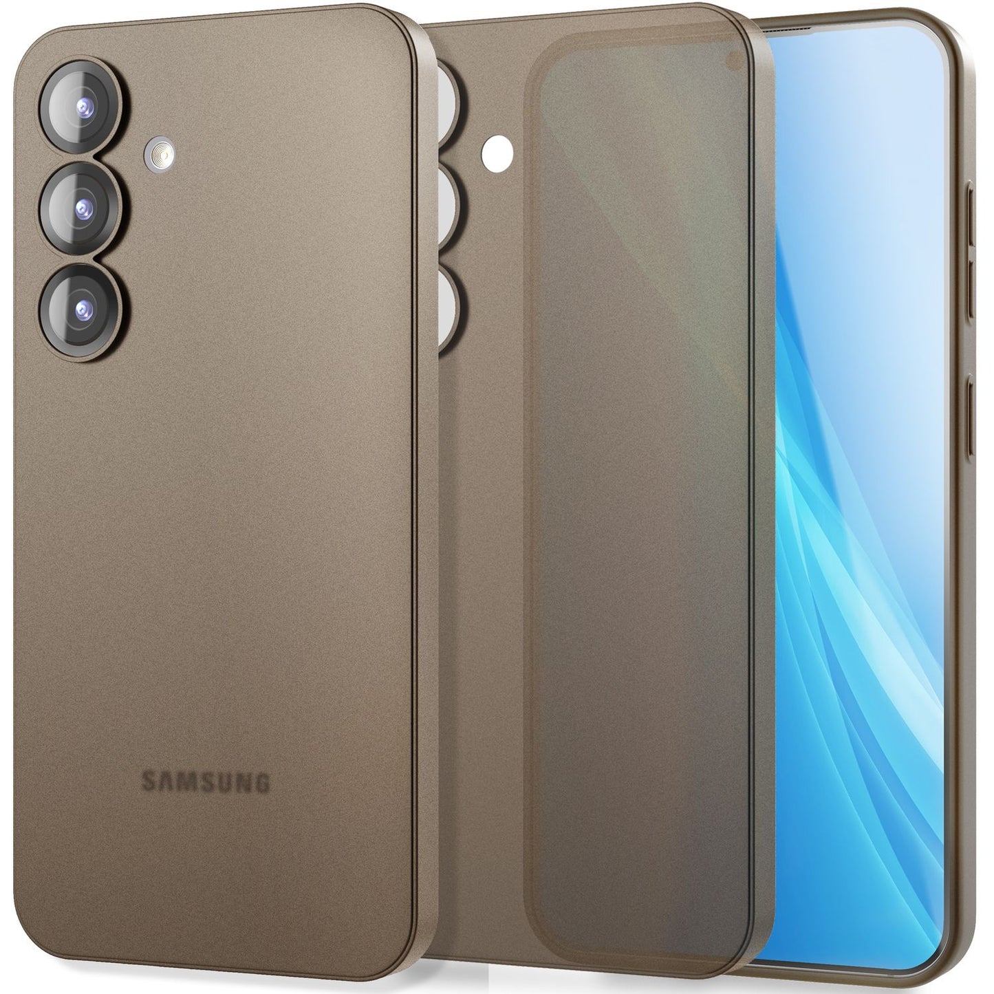 NALIA Phantom Case for Samsung Galaxy S25 Plus, Extremely Thin 0.3mm Protective Case, Ultra-Slim Hardcover, Matte Finish Phone Case, Featherlight and Anti-Fingerprint