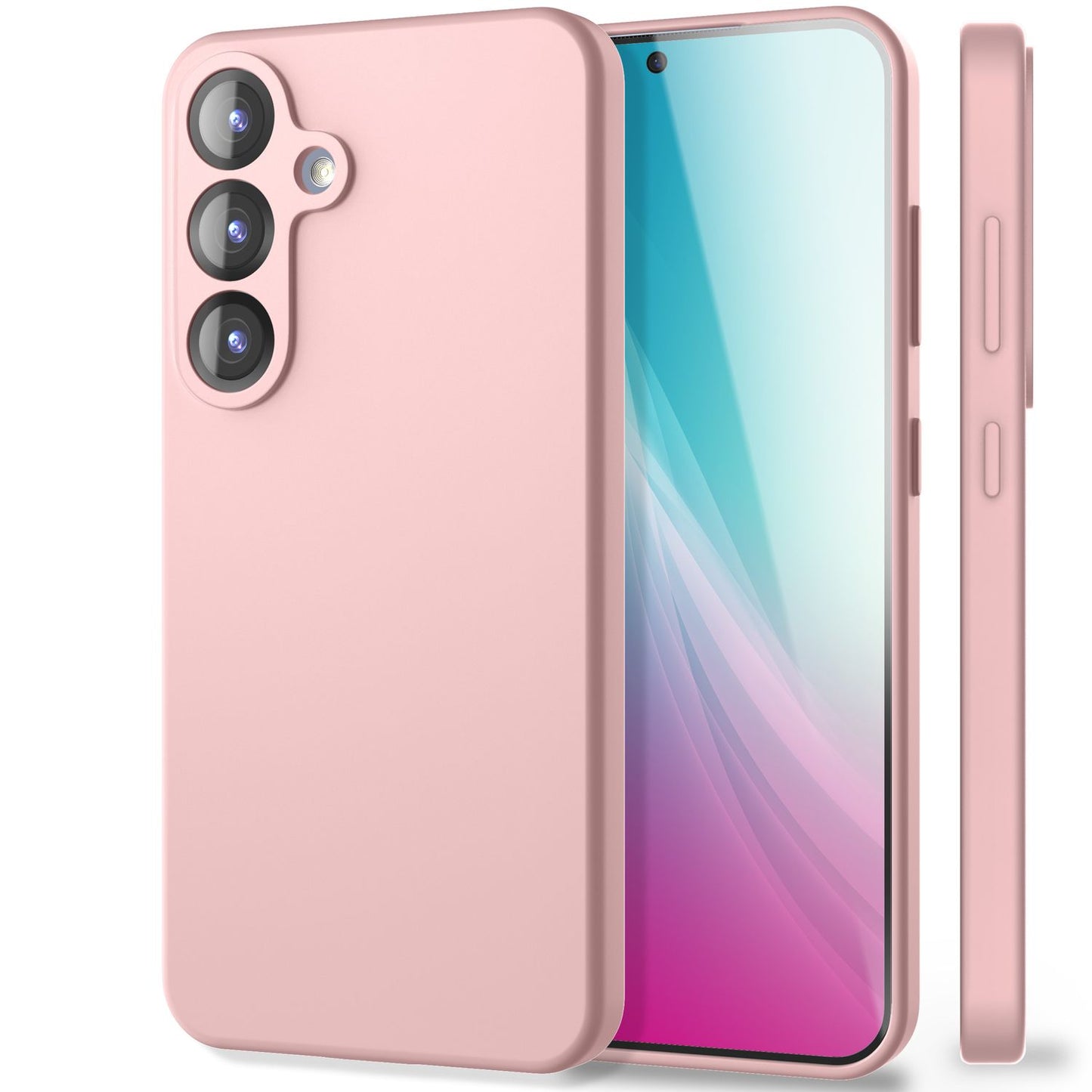 NALIA Phoenix für Samsung Galaxy S25 Plus Hülle, Abwischbare Geschmeidige Flüssigsilikon Handyhülle, Inneres Mikrofaser-Futter, Samtig Weiche Silikon Schutzhülle