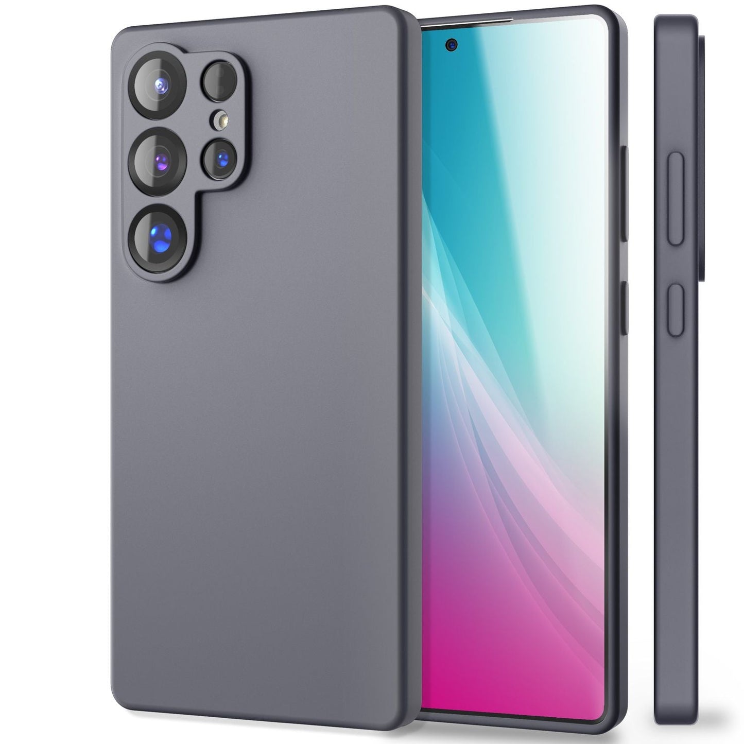 NALIA Phoenix Case for Samsung Galaxy S25 Ultra, Wipeable Velvet-Soft Liquid Silicone Phone Case, Microfiber Lining, Slim Non-Slip Silicone Protective Case