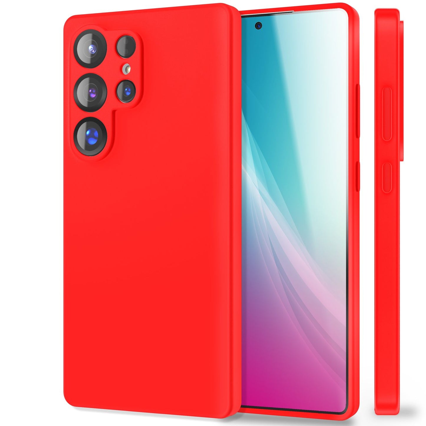 NALIA Phoenix Case for Samsung Galaxy S25 Ultra, Wipeable Velvet-Soft Liquid Silicone Phone Case, Microfiber Lining, Slim Non-Slip Silicone Protective Case