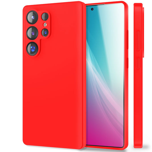 NALIA Phoenix Case for Samsung Galaxy S25 Ultra, Wipeable Velvet-Soft Liquid Silicone Phone Case, Microfiber Lining, Slim Non-Slip Silicone Protective Case