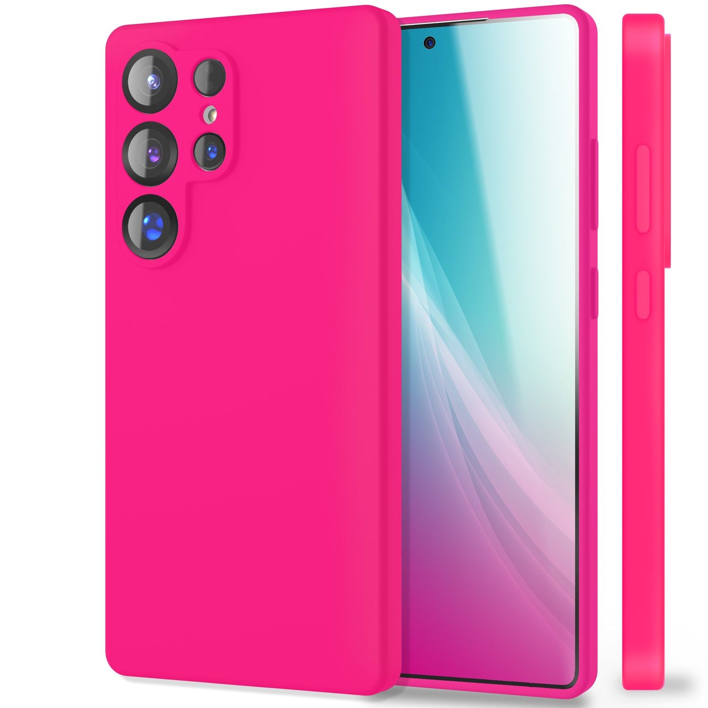 NALIA Phoenix Case for Samsung Galaxy S25 Ultra, Wipeable Velvet-Soft Liquid Silicone Phone Case, Microfiber Lining, Slim Non-Slip Silicone Protective Case