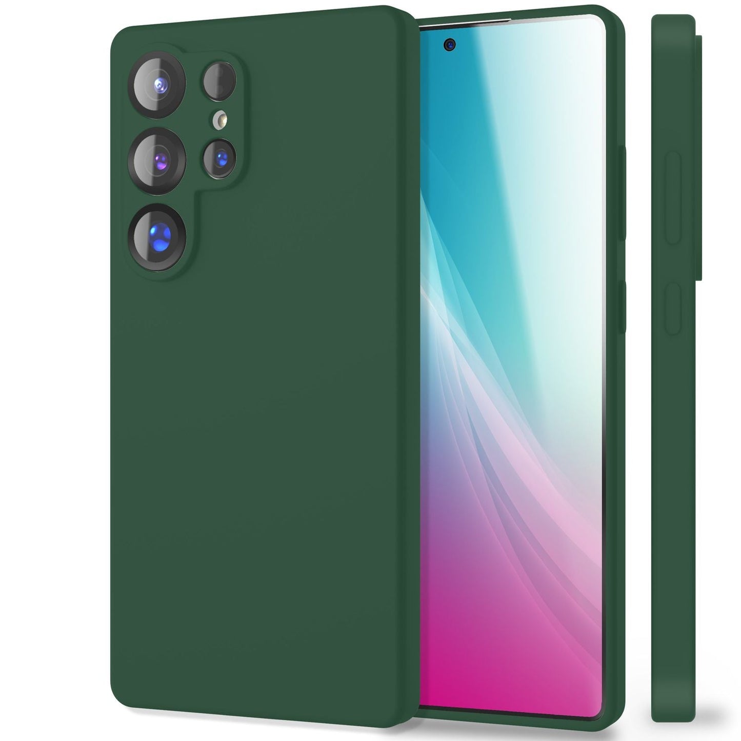 NALIA Phoenix Case for Samsung Galaxy S25 Ultra, Wipeable Velvet-Soft Liquid Silicone Phone Case, Microfiber Lining, Slim Non-Slip Silicone Protective Case