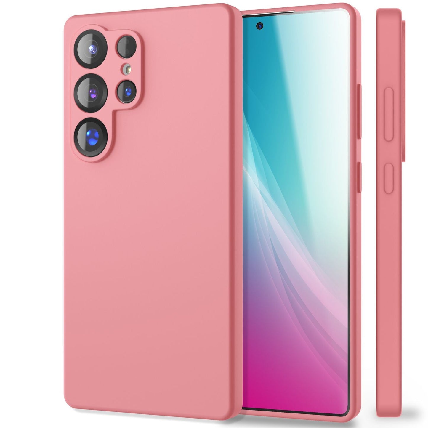 NALIA Phoenix Case for Samsung Galaxy S25 Ultra, Wipeable Velvet-Soft Liquid Silicone Phone Case, Microfiber Lining, Slim Non-Slip Silicone Protective Case