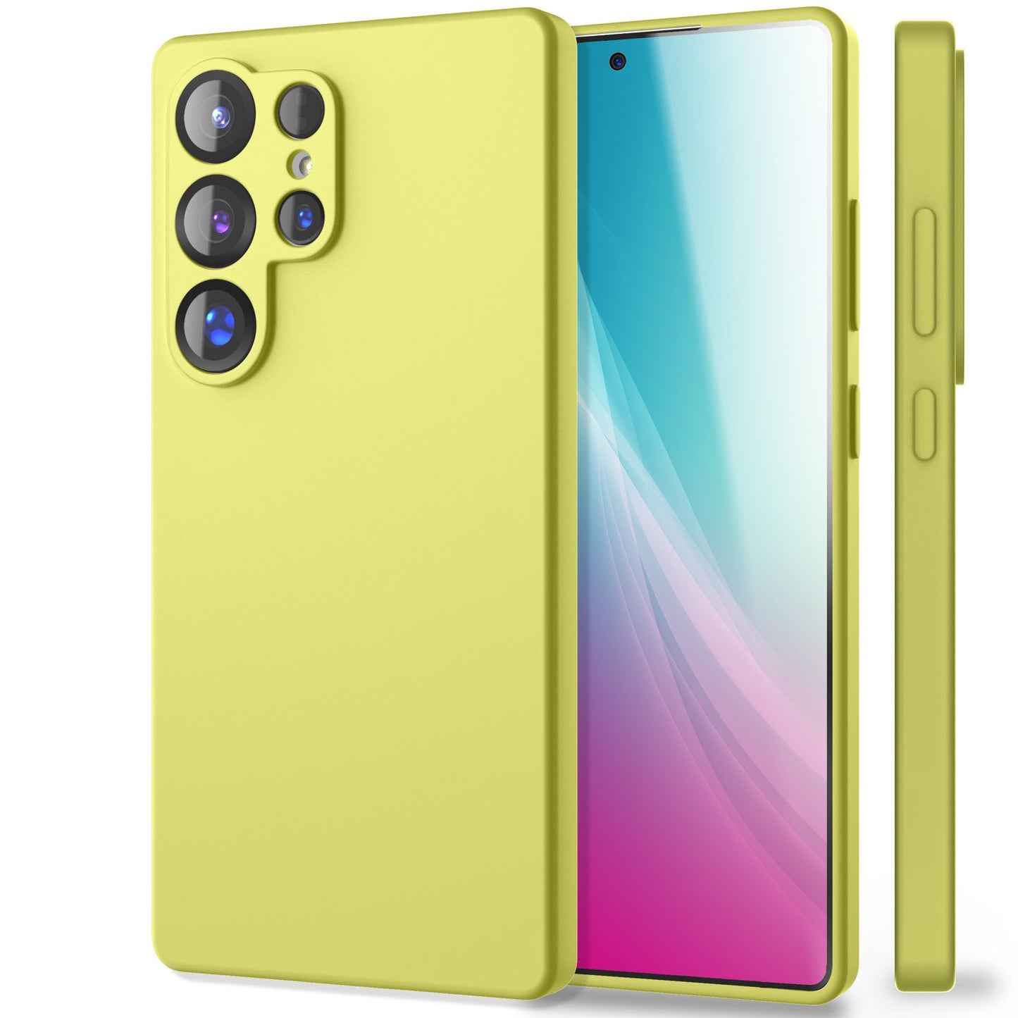 NALIA Phoenix Case for Samsung Galaxy S25 Ultra, Wipeable Velvet-Soft Liquid Silicone Phone Case, Microfiber Lining, Slim Non-Slip Silicone Protective Case