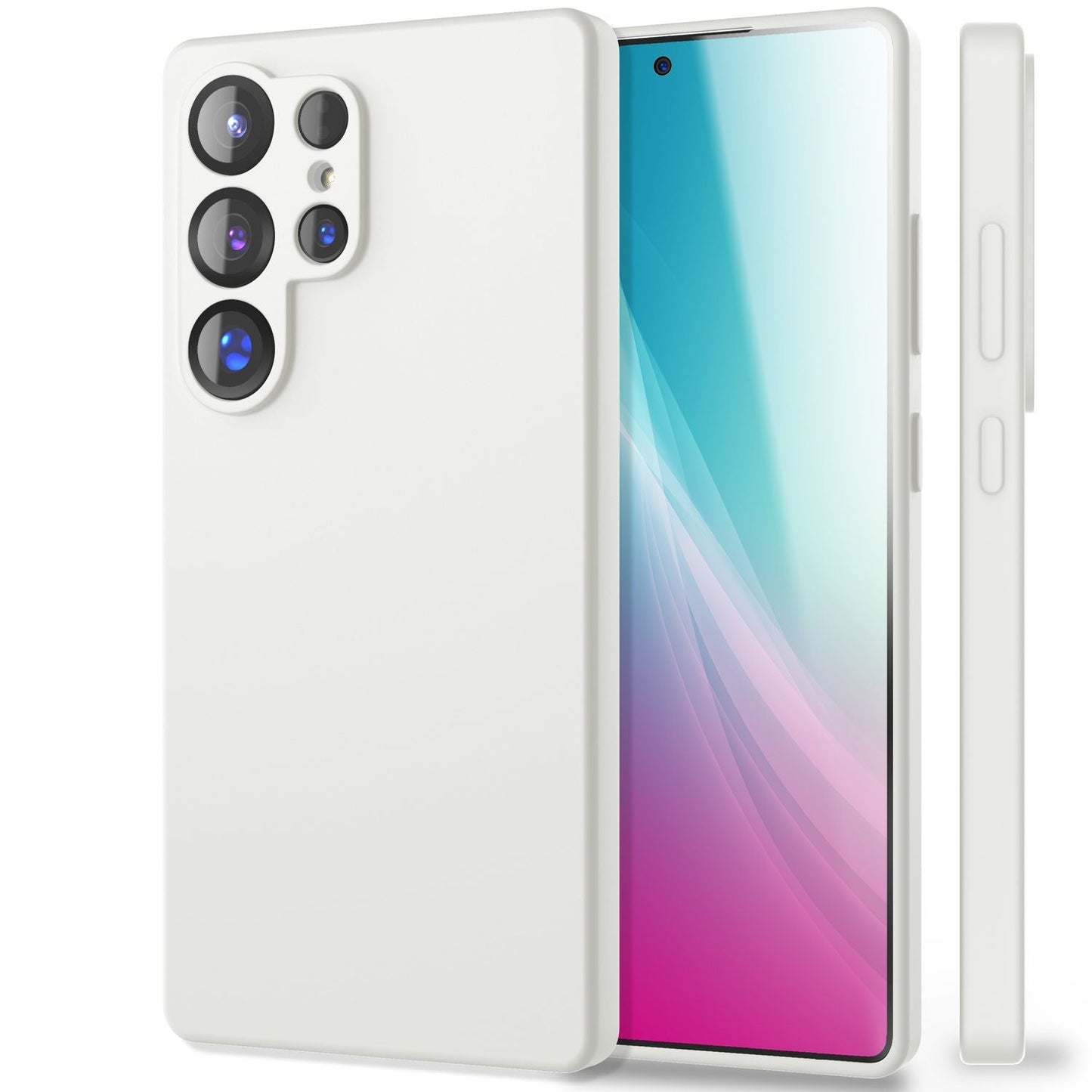 NALIA Phoenix Case for Samsung Galaxy S25 Ultra, Wipeable Velvet-Soft Liquid Silicone Phone Case, Microfiber Lining, Slim Non-Slip Silicone Protective Case