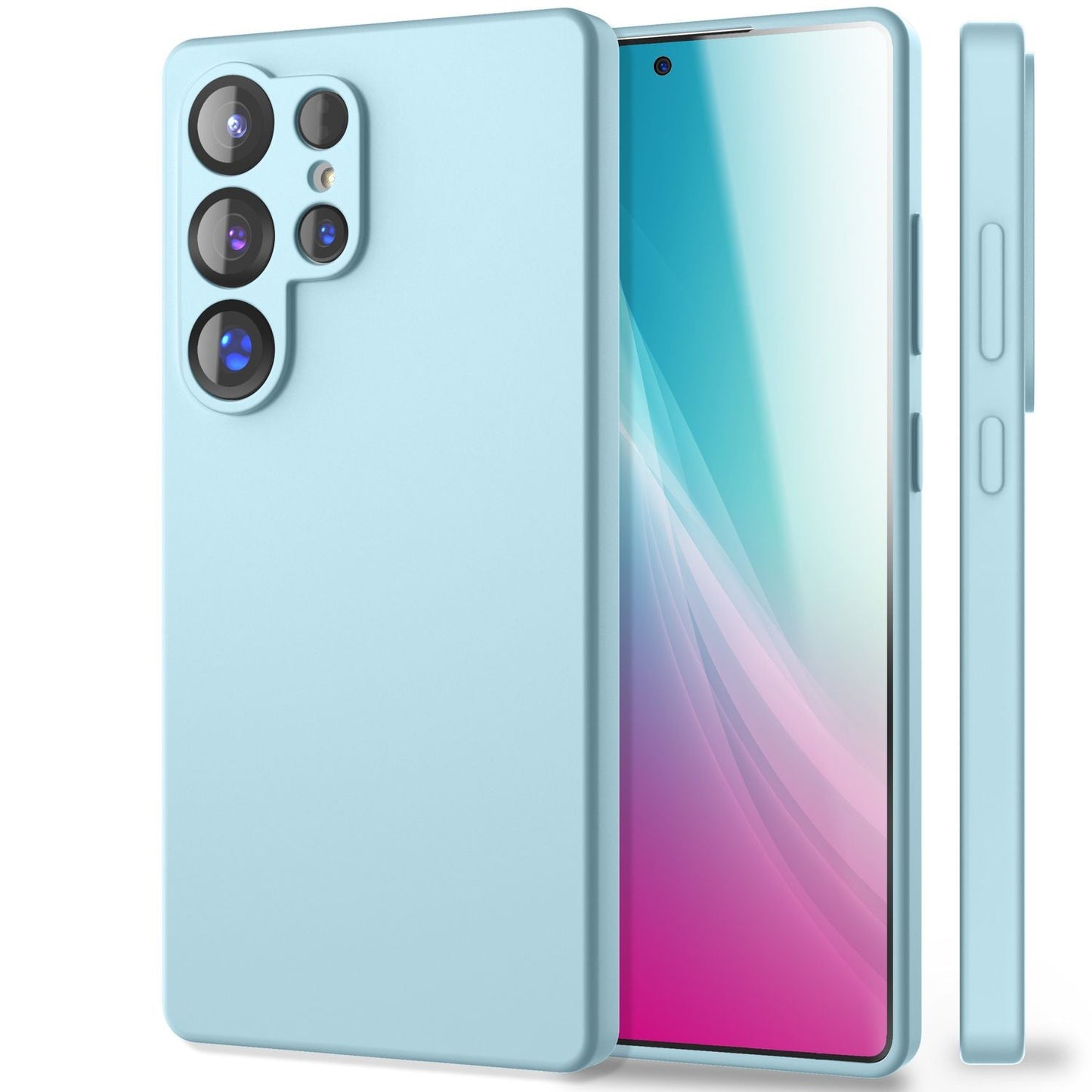 NALIA Phoenix Case for Samsung Galaxy S25 Ultra, Wipeable Velvet-Soft Liquid Silicone Phone Case, Microfiber Lining, Slim Non-Slip Silicone Protective Case