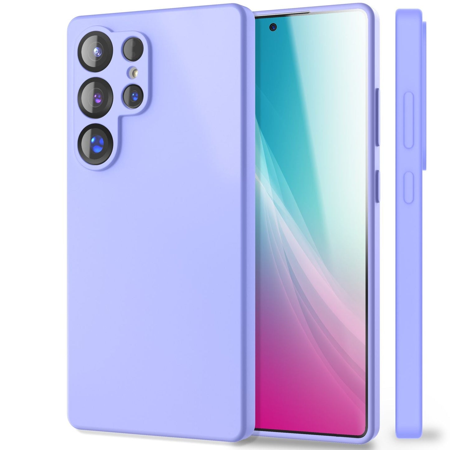 NALIA Phoenix Case for Samsung Galaxy S25 Ultra, Wipeable Velvet-Soft Liquid Silicone Phone Case, Microfiber Lining, Slim Non-Slip Silicone Protective Case