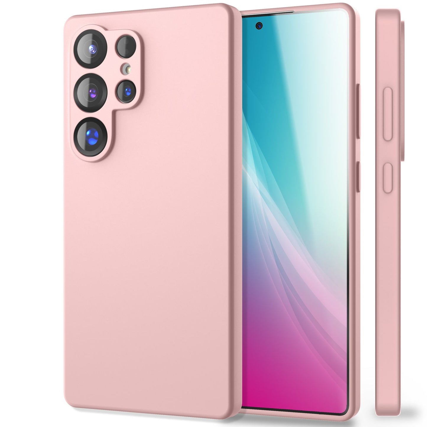 NALIA Phoenix Case for Samsung Galaxy S25 Ultra, Wipeable Velvet-Soft Liquid Silicone Phone Case, Microfiber Lining, Slim Non-Slip Silicone Protective Case