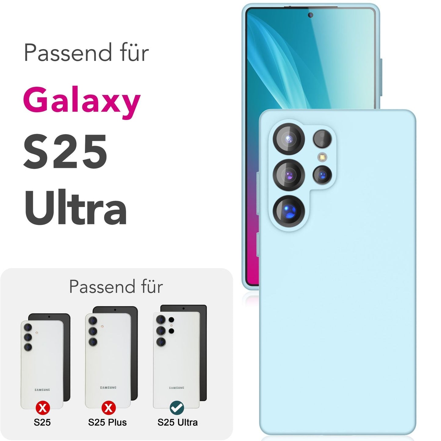 NALIA Phoenix Case for Samsung Galaxy S25 Ultra, Wipeable Velvet-Soft Liquid Silicone Phone Case, Microfiber Lining, Slim Non-Slip Silicone Protective Case