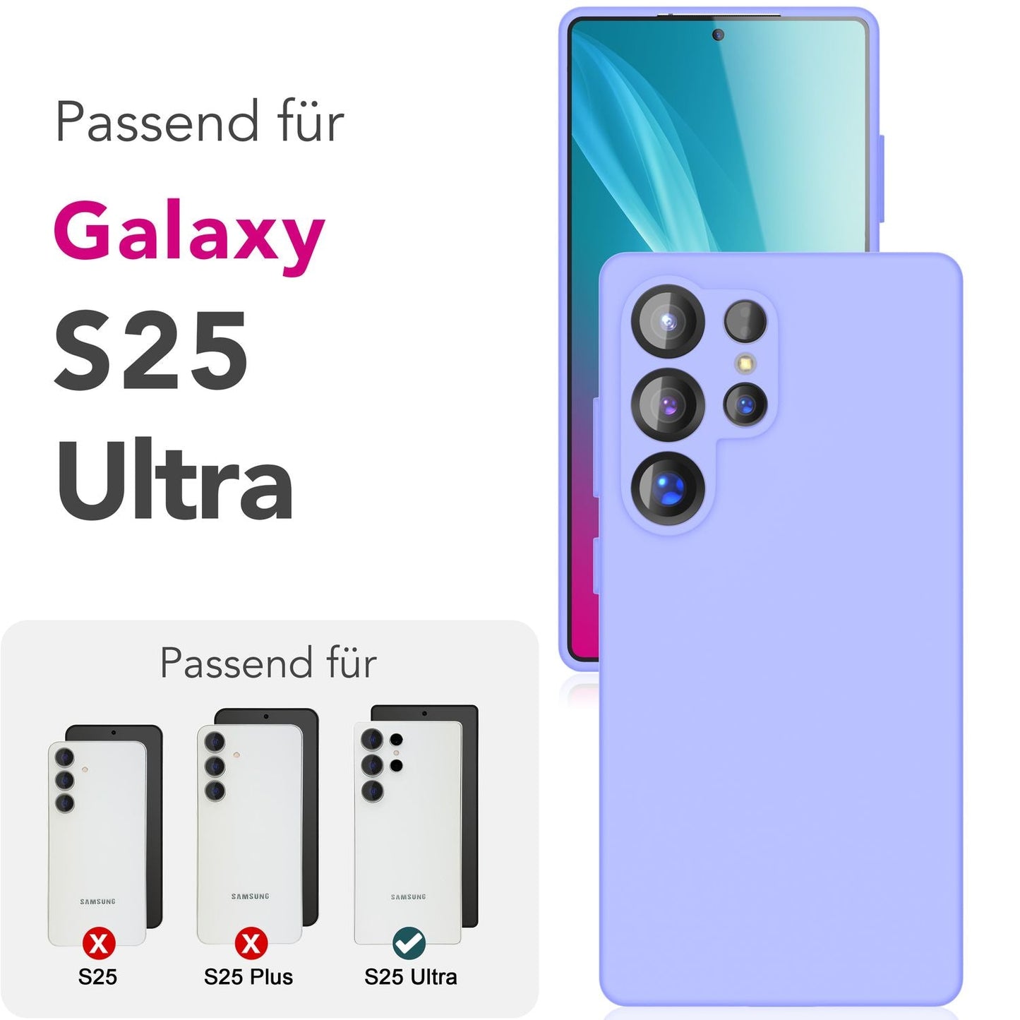 NALIA Phoenix Case for Samsung Galaxy S25 Ultra, Wipeable Velvet-Soft Liquid Silicone Phone Case, Microfiber Lining, Slim Non-Slip Silicone Protective Case