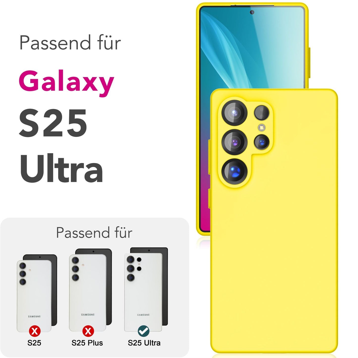 NALIA Phoenix Case for Samsung Galaxy S25 Ultra, Wipeable Velvet-Soft Liquid Silicone Phone Case, Microfiber Lining, Slim Non-Slip Silicone Protective Case