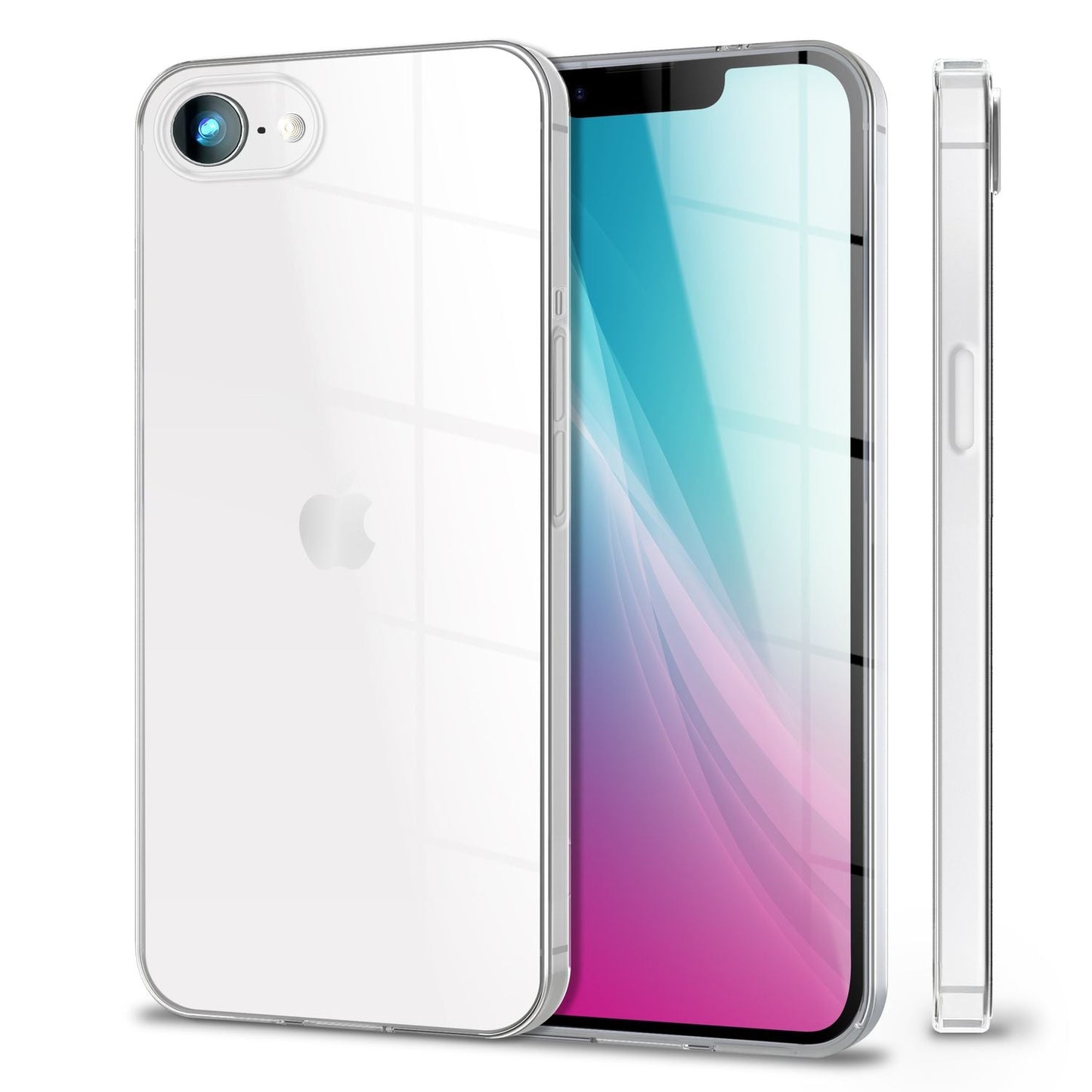 NALIA AirFlex Hülle für iPhone 16e, Transparentes TPU Silikon Case, Flexibel & Strapazierfähig, Glasklare Optik, Robust & Pflegeleicht, Durchsichtige Alltags Schutzhülle