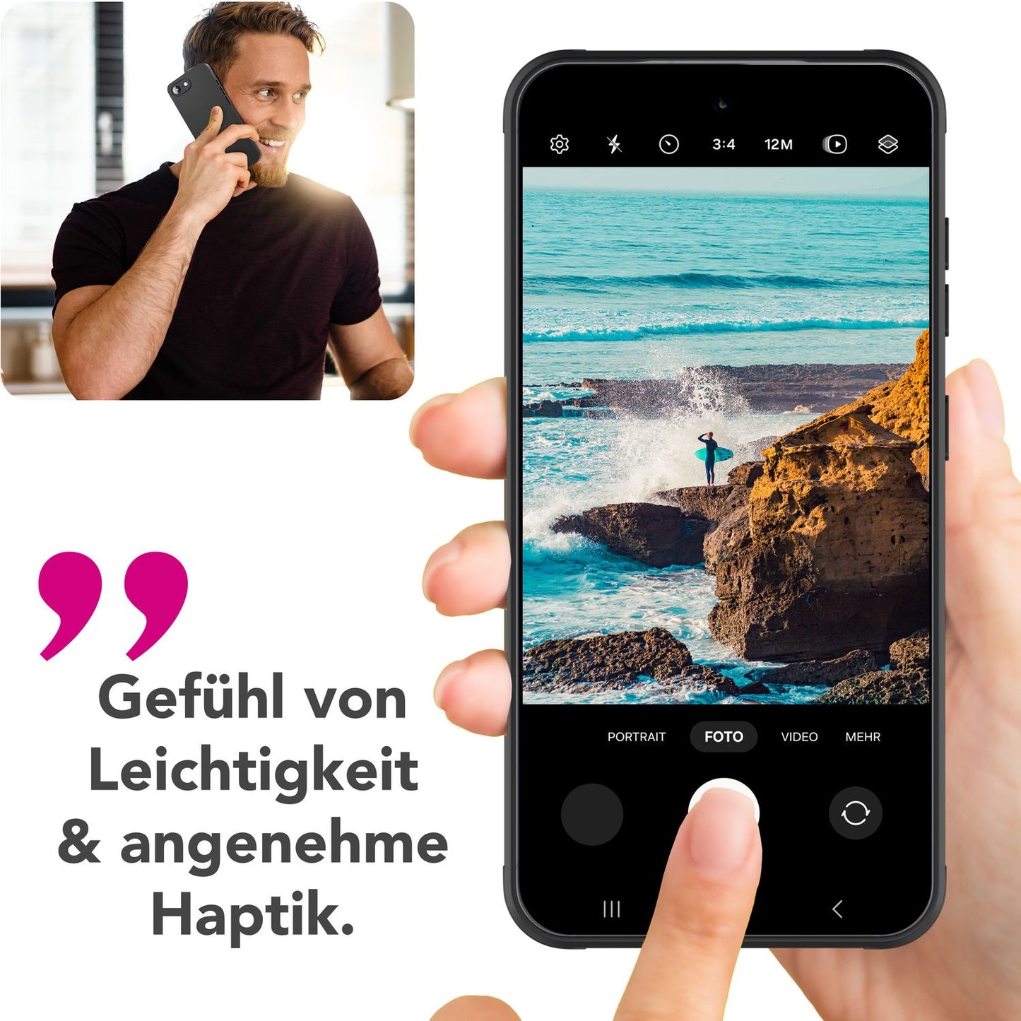 NALIA Strider Case for iPhone 16e, Ultra-thin 1.28 mm Slim TPU Case, Matte Finish, Dust Protection with Button Cover, Precisely Fitting Soft-Touch Shell, Black Phone Case