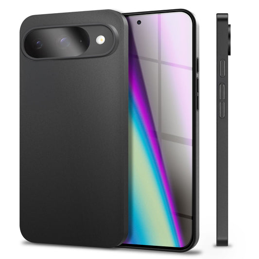 NALIA Phantom hulstur fyrir Google Pixel 9 – Mjög þunnt 0,3 mm, matt og grannt símahulstur, fingrafaravarið hulstur, afar létt og hart hulstur, lágmarksútlit.