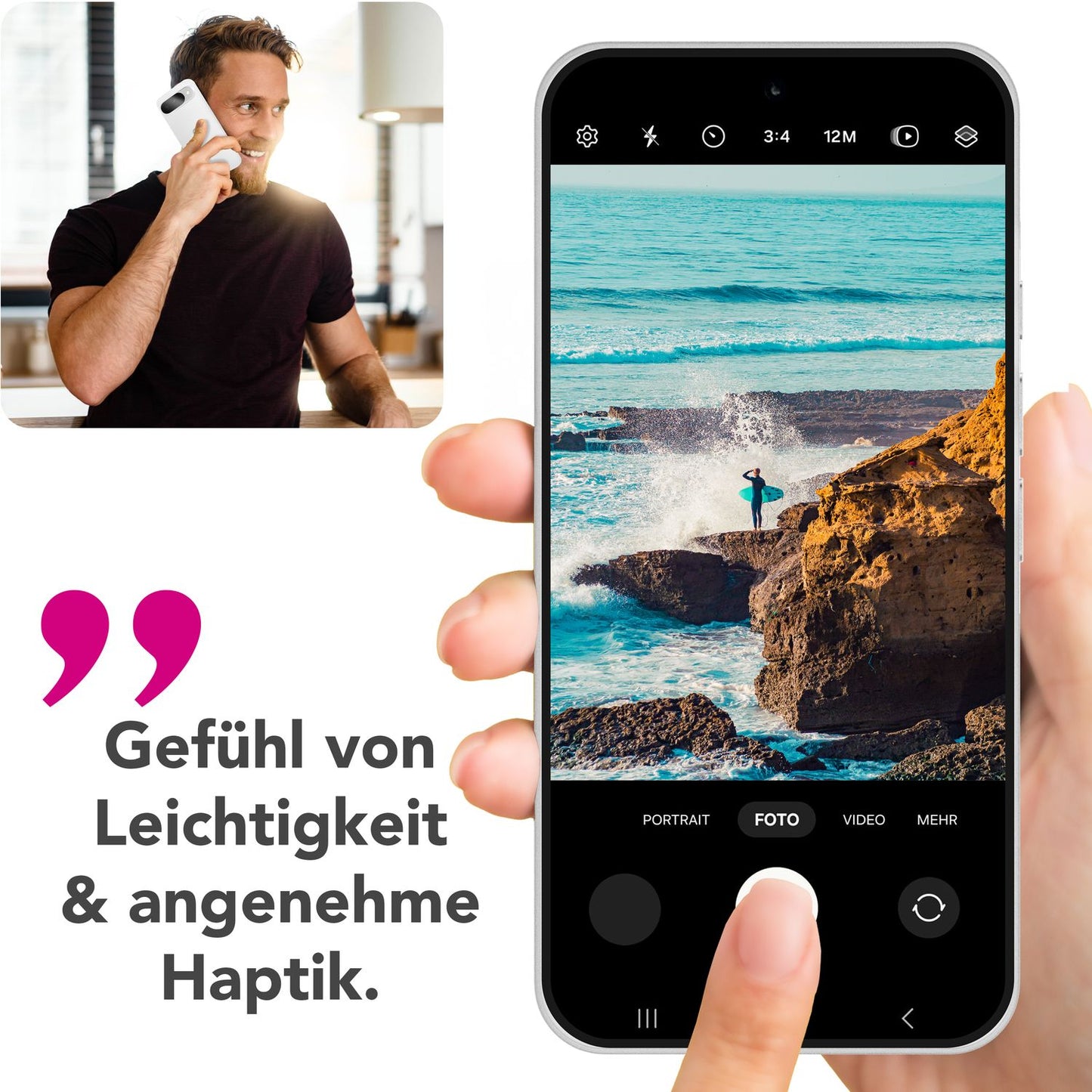 NALIA Phantom hulstur fyrir Google Pixel 9 – Mjög þunnt 0,3 mm, matt og grannt símahulstur, fingrafaravarið hulstur, afar létt og hart hulstur, lágmarksútlit.