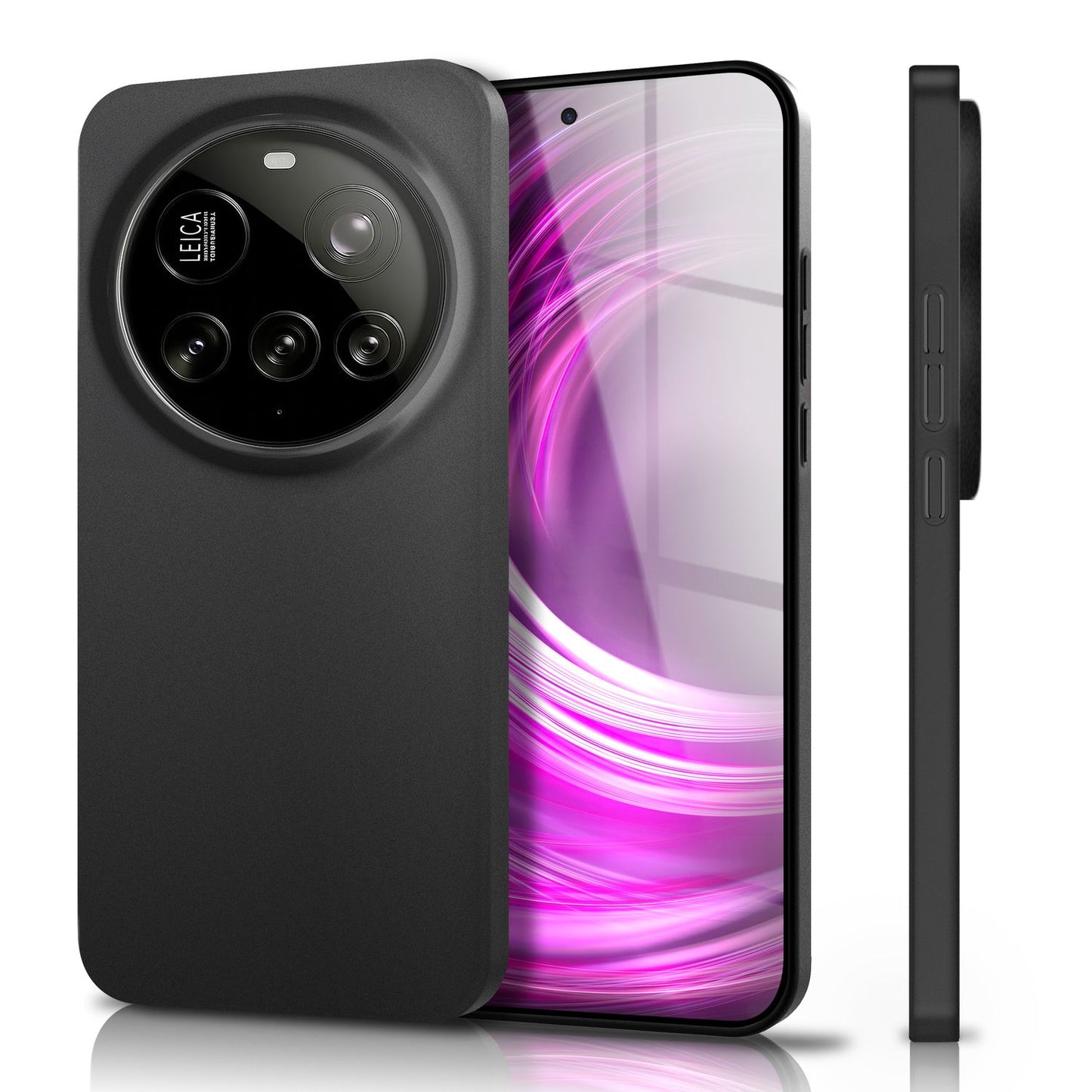 NALIA Phantom hulstur fyrir Xiaomi 15 Ultra – Mjög þunnt 0,3 mm hart hulstur, matt áferð, fingrafaravörn, létt og grannt símahulstur, lágmarkssímahulstur