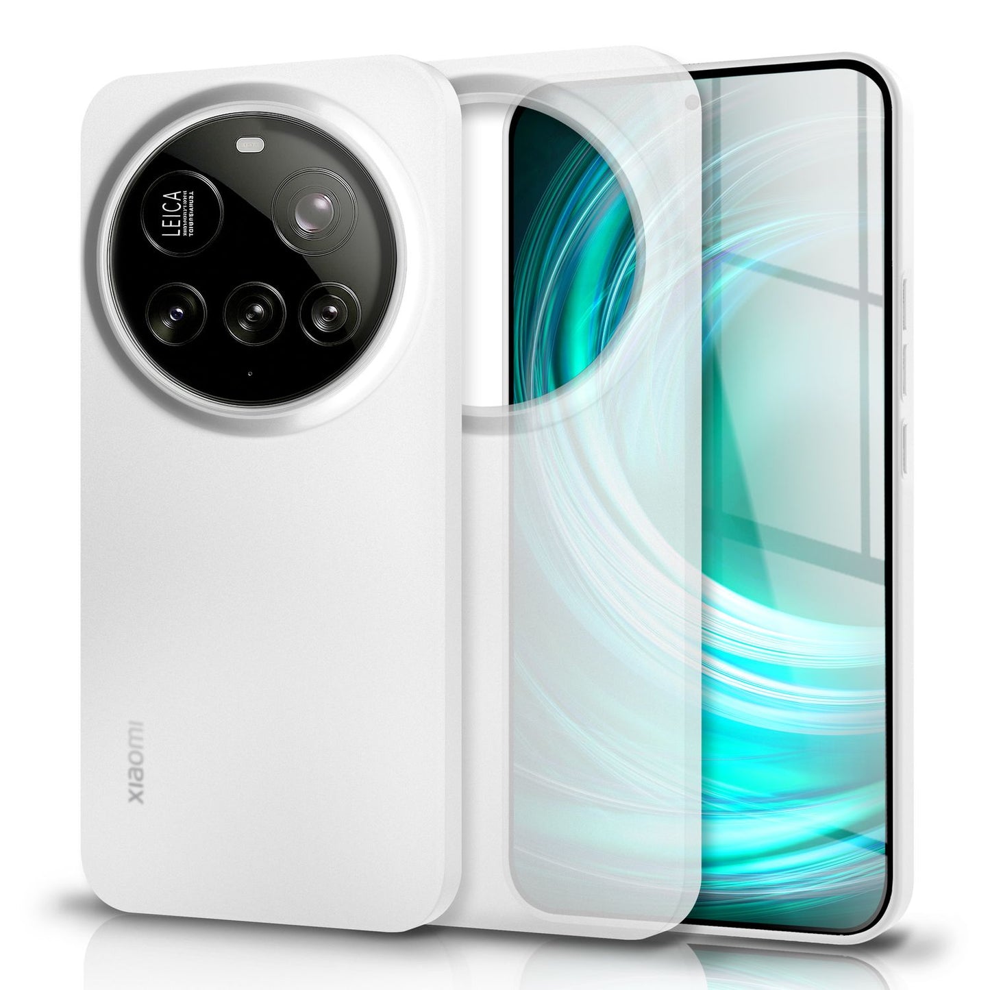 NALIA Phantom hulstur fyrir Xiaomi 15 Ultra – Mjög þunnt 0,3 mm hart hulstur, matt áferð, fingrafaravörn, létt og grannt símahulstur, lágmarkssímahulstur