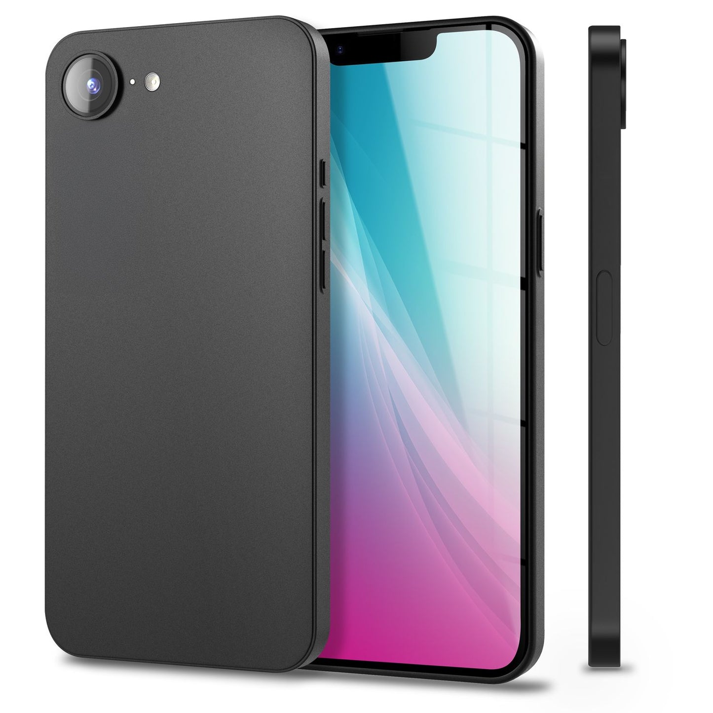 NALIA Phantom Hülle für iPhone 16e, Extrem Dünn, 0,3mm Hardcover, Mattes Design, Soft-Touch & Rutschfest, Minimalistisch & Elegant, Anti-Fingerprint Handyhülle