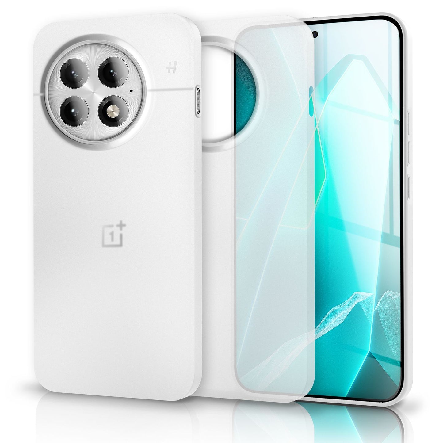 NALIA Phantom Case for OnePlus 13 – Ultra-thin 0.3mm phone case, matte coated, anti-fingerprint cover, extremely lightweight hard case, minimalist style protective case