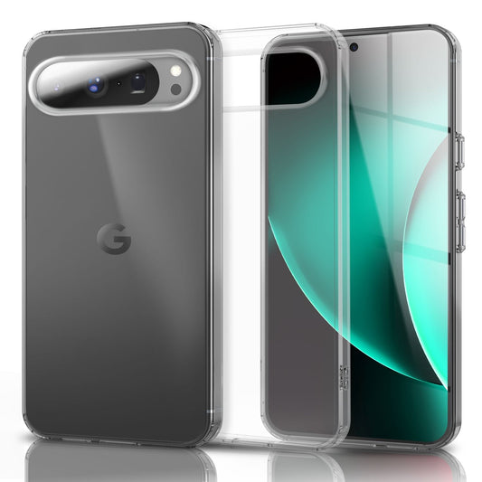 NALIA AirFlex Case for Google Pixel 10 Pro XL (Crystal Clear Silicone Case) - Flexible TPU Cover, Transparent, Scratch-Resistant &amp; Slim, Anti-Yellowing Effect, Clear Phone Protective Case