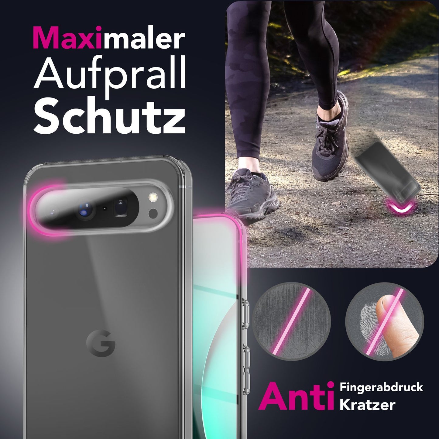 NALIA Hülle AirFlex für Google Pixel 10 Pro XL (Kristallklare Silikonhülle) - Flexibles TPU Cover Transparent, Kratzfest & Schlank, Anti-Gelb Effekt, Handy Schutzhülle Durchsichtig