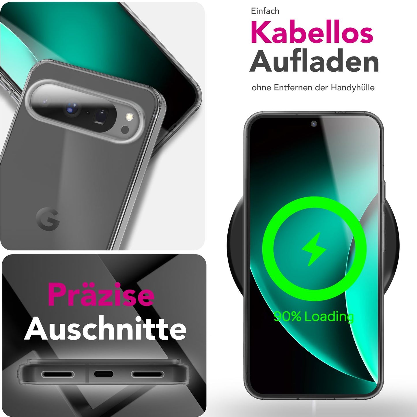 NALIA Hülle AirFlex für Google Pixel 10 Pro XL (Kristallklare Silikonhülle) - Flexibles TPU Cover Transparent, Kratzfest & Schlank, Anti-Gelb Effekt, Handy Schutzhülle Durchsichtig