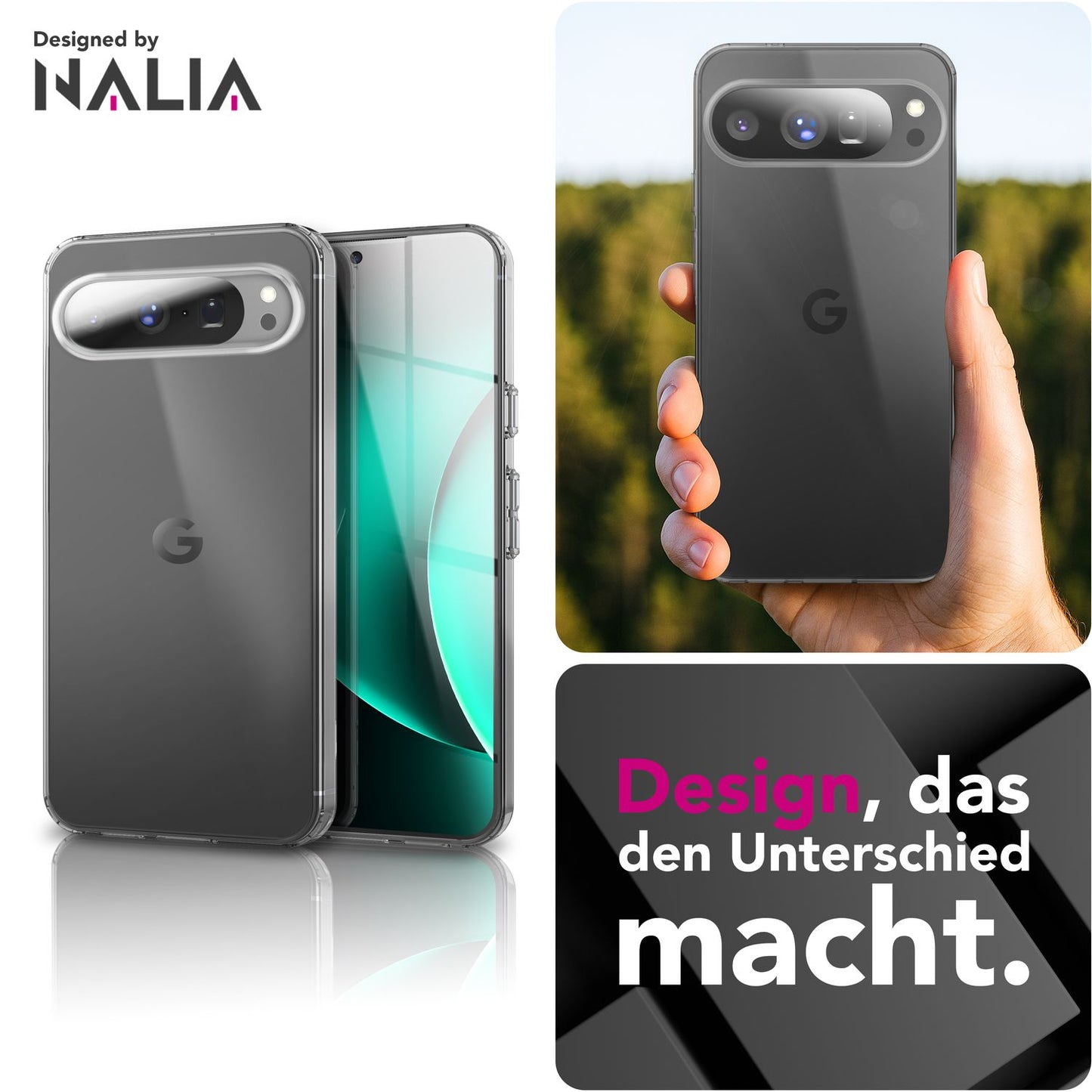 NALIA Hülle AirFlex für Google Pixel 10 Pro XL (Kristallklare Silikonhülle) - Flexibles TPU Cover Transparent, Kratzfest & Schlank, Anti-Gelb Effekt, Handy Schutzhülle Durchsichtig